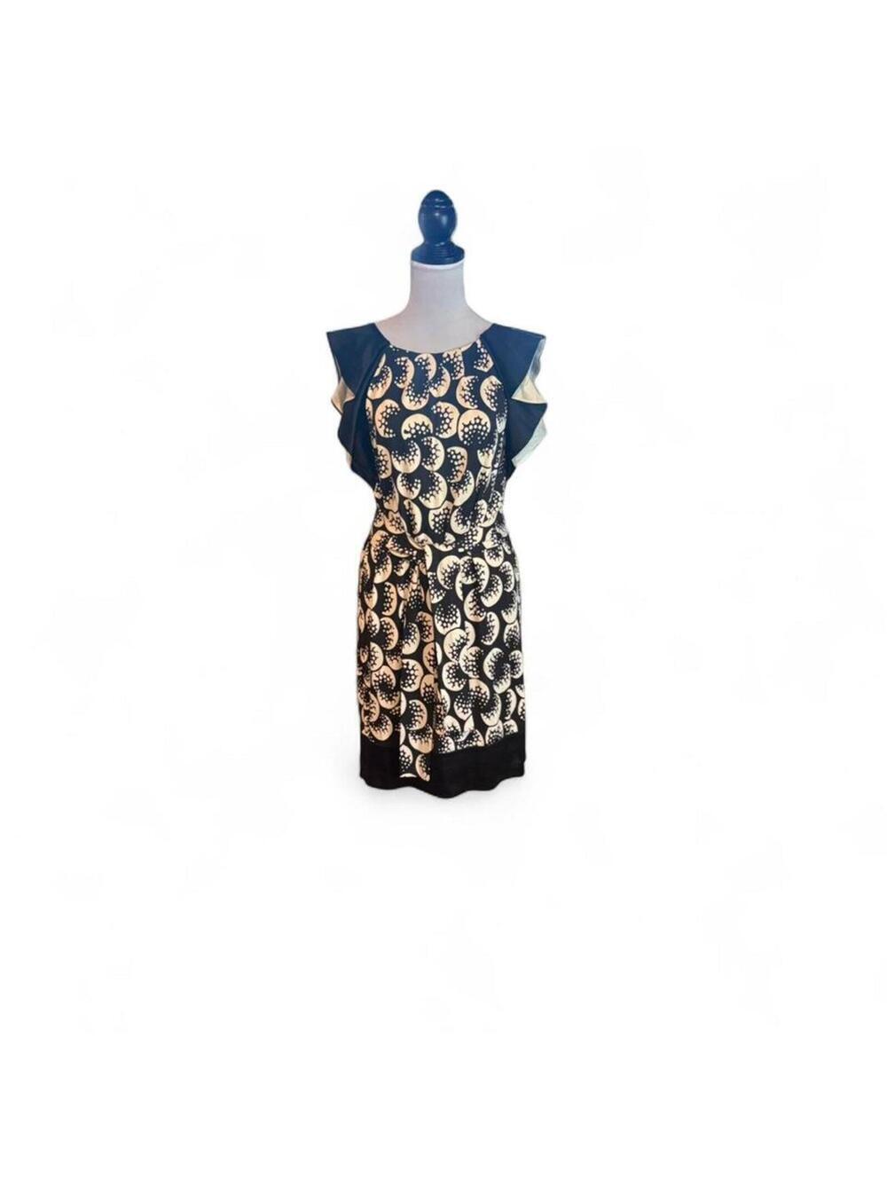 Diane von Furstenberg Haytan silk Jersey belted dress, size 6 NWOT